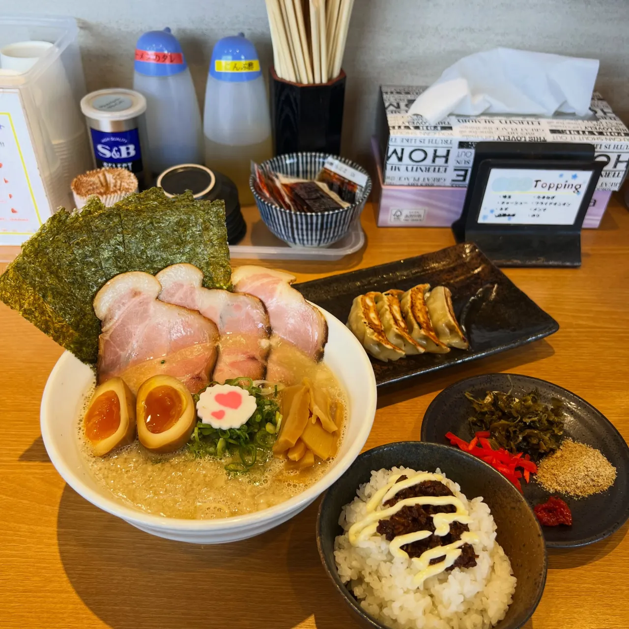 【つけ中華】夏季限定　¥950 並〜特盛まで無料